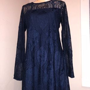 Navy blue dress